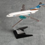 Air West 727 Brown Blue